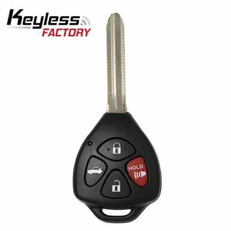 08-14 Toyota: Car | 4-Button Remote Head Key, G Chip 4D | PN: 89070-12820 | FCC: GQ4-29T | SKU: RHK-TOY-29T-G-4B | Aftermarket