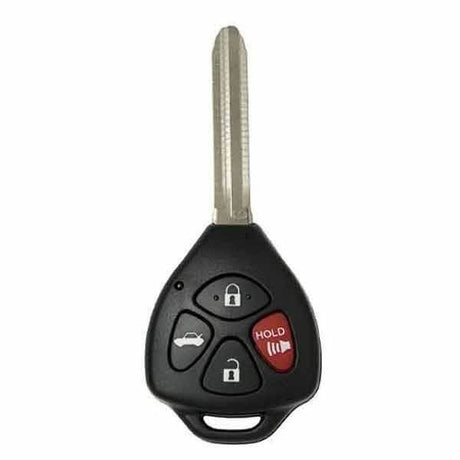 08-14 Toyota: Car | 4-Button Remote Head Key, G Chip 4D | PN: 89070-12820 | FCC: GQ4-29T | SKU: RHK-TOY-29T-G-4B | Aftermarket