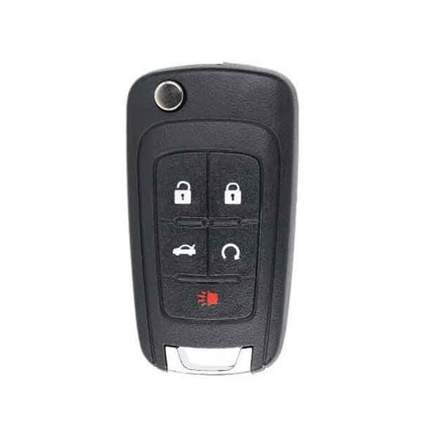 10-22 GM: Car, SUV | 5-Button Flip Key, PEPS | PN: 13504199 | FCC: OHT01060512 | SKU: RFK-GM-PRX5 | Aftermarket