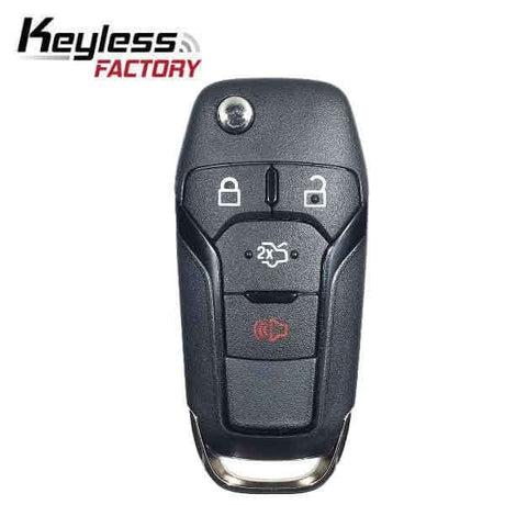 13-17 Ford: Car | 4-Button Flip Key, Chip 4D-63 128-Bit | PN: 164-R7986 | FCC: N5F-A08TAA | SKU: RFK-FD-FSN-4 | Aftermarket