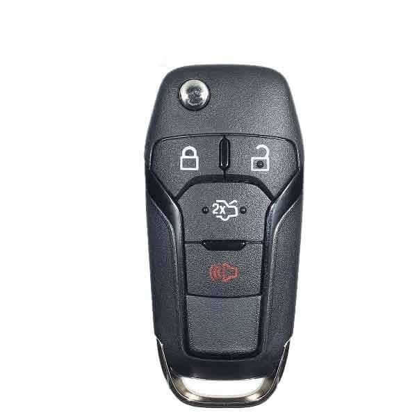 13-17 Ford: Car | 4-Button Flip Key, Chip 4D-63 128-Bit | PN: 164-R7986 | FCC: N5F-A08TAA | SKU: RFK-FD-FSN-4 | Aftermarket