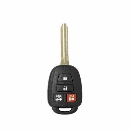 13-19 Toyota (USA): SUV | 4-Button Remote Head Key, H Chip 4D | PN: 89070-0R100 | FCC: GQ4-52T | SKU: RHK-TOY-52TH-4 | Aftermarket