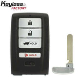 14-21 Acura: SUV | 4-Button Smart Key | PN: 72147-TZ5-A01 | FCC: KR5V1X | SKU: RSK-ACU-36 | Aftermarket