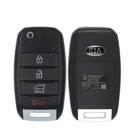15-20 Kia: SUV | 4-Button Flip Key | PN: 95430-C5100 | FCC: OSLOKA-910T | SKU: RFK-KIA-C5100 | OEM