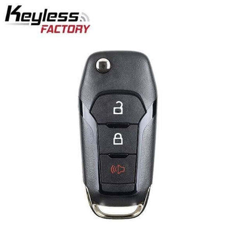 15-25 Ford: SUV, Truck | 3-Button Flip Key, Chip 4D-63 128-Bit | PN: 164-R8130 | FCC: N5F-A08TAA | SKU: RFK-FD-XPL3 | Aftermarket