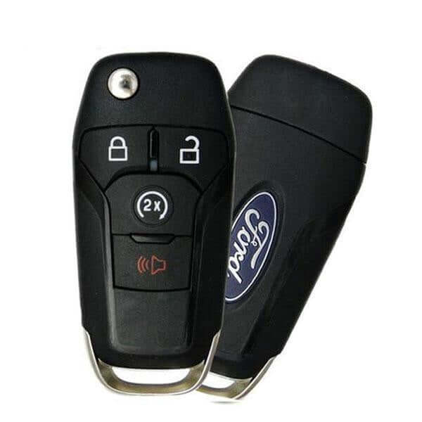 15-26 Ford: SUV, Truck | 4-Button Flip Key, Chip 128-Bit | PN: 164-R8134 | FCC: N5F-A08TDA | SKU: RFK-FD-FL3T-4 | OEM Refurb