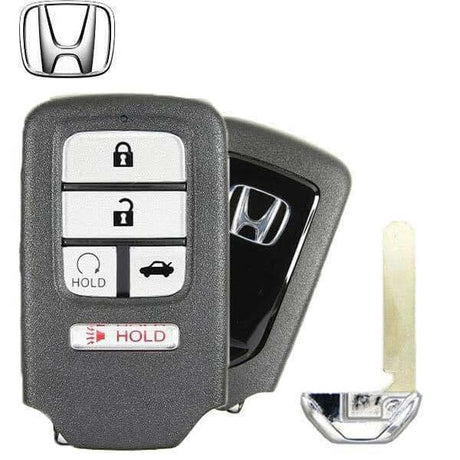 16-17 Honda: Car | 5-Button Smart Key, Driver 2 | PN: 72147-T2G-A51 | FCC: ACJ932HK1310A | SKU: RSK-HON-T2GA51 | OEM