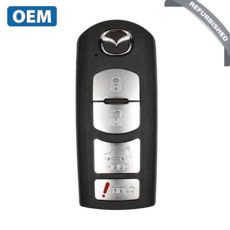 16-19 Mazda: SUV | 4-Button Smart Key | PN: TKY2-67-5DY | FCC: WAZSKE13D02 | SKU: RSK-MAZ042 | OEM Refurb