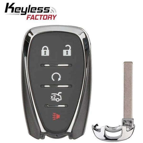 16-20 Chevrolet: Car | 5-Button Smart Key, 315 MHz, XL7 | PN: 13508768, 13585722 | FCC: HYQ4AA | SKU: RSK-GM-4AA-5TR | Aftermarket