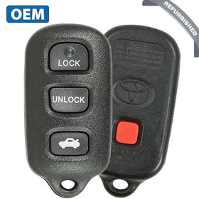 02-06 Toyota: Car | 4-Button Keyless Entry Remote | PN: 89742-AA030 | FCC: GQ43VT14T | SKU: OR-TOY032 | OEM Refurb