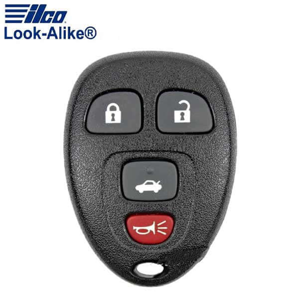 06-17 GM: Car, SUV | 4-Button Keyless Entry Remote | PN: 5913427 | FCC: OUC60270 | SKU: ILC-RKE-GM-4B5 | Aftermarket