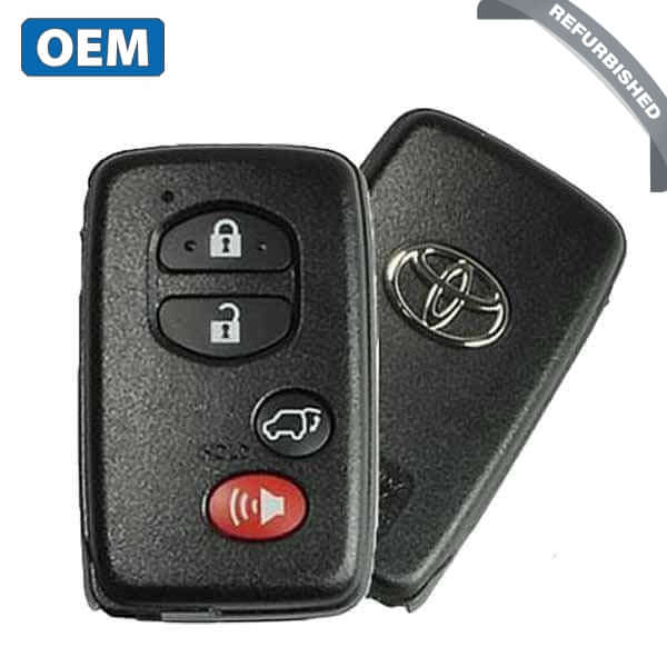 07-14 Toyota: SUV | 4-Button Smart Key, Board 0140 | PN: 89904-48110 | FCC: HYQ14AAB | SKU: RSK-TOY042 | OEM Refurb - Security Safe Locksmith
