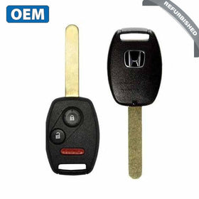 07-15 Honda: Car, SUV | 3-Button Remote Head Key | PN: 35111-SWA-306 | FCC: MLBHLIK-1T | SKU: RHK-HON013 | OEM Refurb