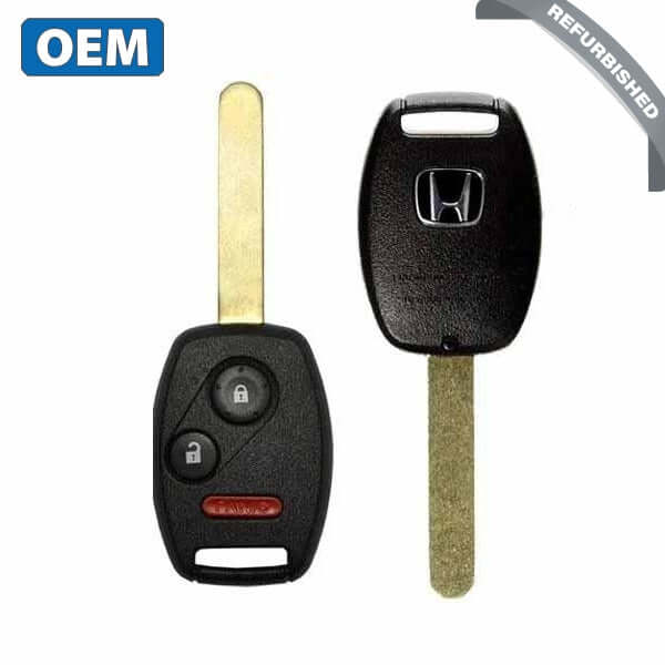 07-15 Honda: Car, SUV | 3-Button Remote Head Key | PN: 35111-SWA-306 | FCC: MLBHLIK-1T | SKU: RHK-HON013 | OEM Refurb