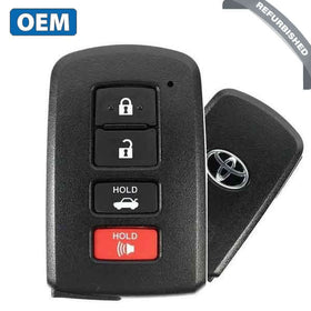 12-20 Toyota: Car | 4-Button Smart Key, G-Board 0020 | PN: 89904-06140 | FCC: HYQ14FBA | SKU: RSK-TOY043 | OEM Refurb