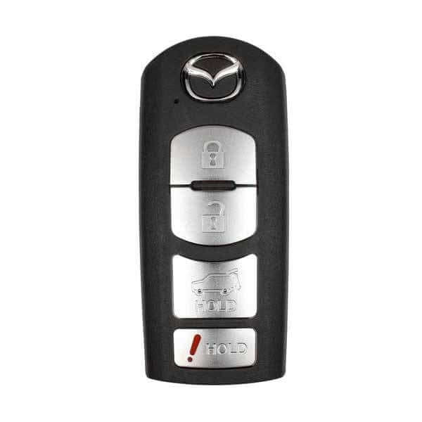 16-19 Mazda: SUV | 4-Button Smart Key | PN: TKY2-67-5DY | FCC: WAZSKE13D01 | SKU: RSK-MAZ048 | OEM Refurb - Security Safe Locksmith