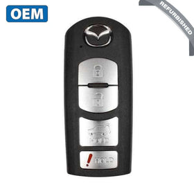16-19 Mazda: SUV | 4-Button Smart Key | PN: TKY2-67-5DY | FCC: WAZSKE13D01 | SKU: RSK-MAZ048 | OEM Refurb