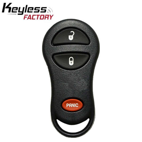99-08 Chrysler: Car, SUV, Truck, Van | 3-Button Keyless Entry Remote | PN: 04686481AB | FCC: GQ43VT17T | SKU: R-CHY-17T3 | Aftermarket