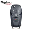 13-16 Ford: Car | 4-Button Flip Key, Chip 4D-63 128-Bit | PN: 164-R7986 | FCC: N5F-A08TAA | SKU: RFK-FD-FSN-4 | Aftermarket - Security Safe Locksmith