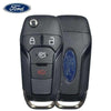 13-17 Ford: Car | 4-Button Flip Key, Chip 128-Bit | PN: 164-R7986 | FCC: N5F-A08TAA | SKU: RFK-FRD059 | OEM Refurb