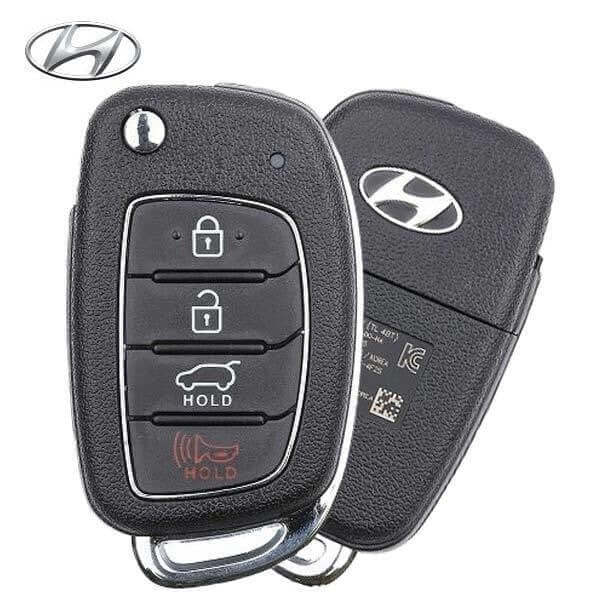 15-21 Hyundai: SUV | 4-Button Remote Flip Key | PN: 95430-D3010 | FCC: TQ8-RKE-4F25 | SKU: RFK-HY-4F25 | OEM Refurb