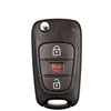 10-13 Kia: SUV | HY15 3-Button Flip Key | PN: 95430-2K340 | FCC: NY0SEKSAM11ATX | ASSY: (AM-FL)-315-AME | SKU: RFK-KIA-SOL340 | Aftermarket
