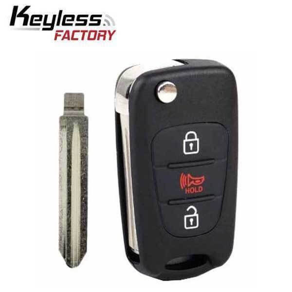 10-12 Kia: SUV | 3-Button Flip Key | PN: 95430-2K250 | FCC: NY0SEKSAM11ATX | ASSY: AM11MY | SKU: RFK-KIA-TXSL | Aftermarket - Security Safe Locksmith