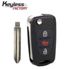10-13 Kia: SUV | HY15 3-Button Flip Key | PN: 95430-2K340 | FCC: NY0SEKSAM11ATX | ASSY: (AM-FL)-315-AME | SKU: RFK-KIA-SOL340 | Aftermarket - Security Safe Locksmith