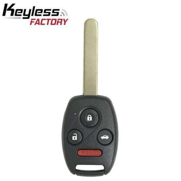  08-14 Honda: Car | 4-Button Remote Head Key | PN: 35118-TE0-A10 | FCC: MLBHLIK-1T | SKU: RK-HON-MLB-4 | Aftermarket