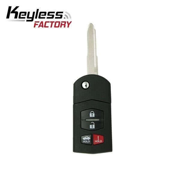 06-15 Mazda: Car | 4-Button Flip Key | PN: BBM4-67-5RY | FCC: BGBX1T478SKE125-01 | SKU: RK-MZ-SKE-4 | Aftermarket