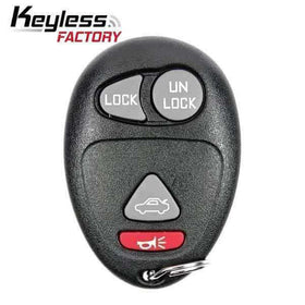 01-07 GM: Car, SUV | 4-Button Keyless Entry Remote | PN: 10335588 | FCC: L2C0007T | SKU: RO-GM-07T | Aftermarket