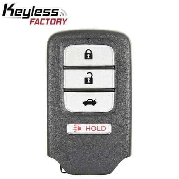 13-15 Honda: Car | 4-Button Smart Key | PN: 72147-T2A-A01 | FCC: ACJ932HK1210A | SKU: RSK-HON-AC12-4 | Aftermarket - Security Safe Locksmith