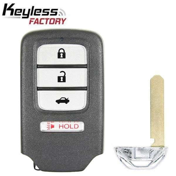 13-15 Honda: Car | 4-Button Smart Key | PN: 72147-T2A-A01 | FCC: ACJ932HK1210A | SKU: RSK-HON-AC12-4 | Aftermarket