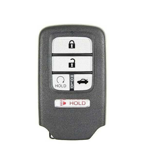 16-21 Honda: Car | 5-Button Smart Key | PN: 72147-TBA-A11 | FCC: KR5V2X | SKU: RSK-HON-CIV-5 | Aftermarket