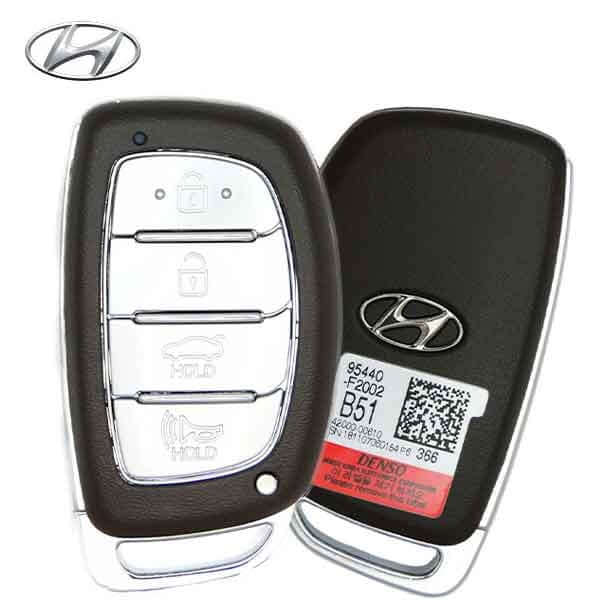 19-20 Hyundai: Car | 4-Button Smart Key | PN: 95440-F2002 | FCC: CQOFD00120 | SKU: RSK-HY-F2002 | OEM - Security Safe Locksmith