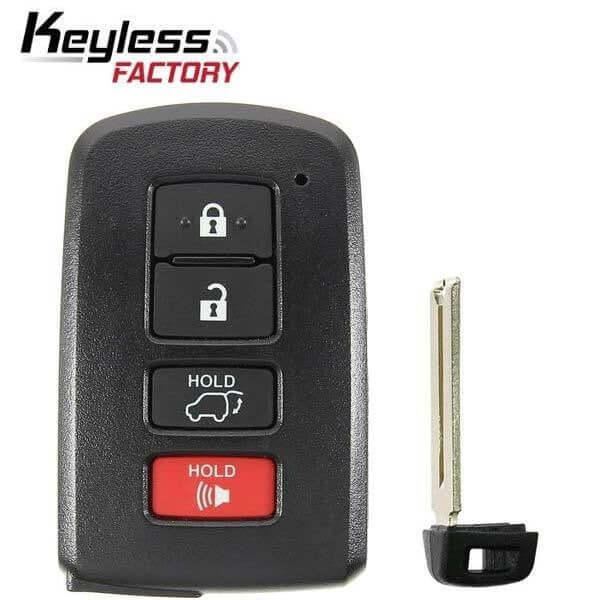 13-18 Toyota: SUV | 4-Button Smart Key, G-Board 0020 | PN: 89904-0R080 | FCC: HYQ14FBA | SKU: RSK-TOY-0020H | Aftermarket