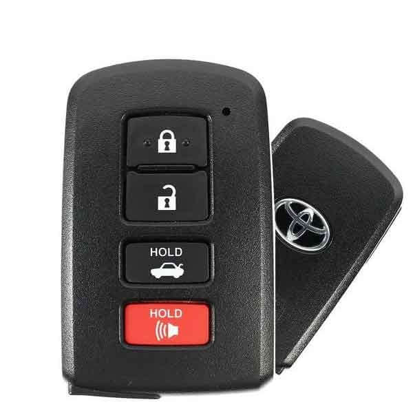 12-20 Toyota: Car | 4-Button Smart Key, G-Board 0020 | PN: 89904-06140 | FCC: HYQ14FBA | SKU: RSK-TOY043 | OEM Refurb - Security Safe Locksmith
