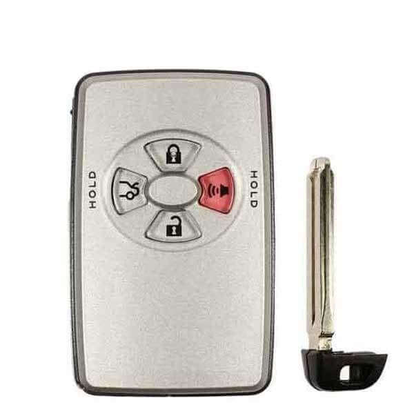 05-07 Toyota: Car | 4-Button Smart Key | PN: 89904-07030 | FCC: HYQ14AAF | SKU: RSK-TOY-AAF4 | Aftermarket