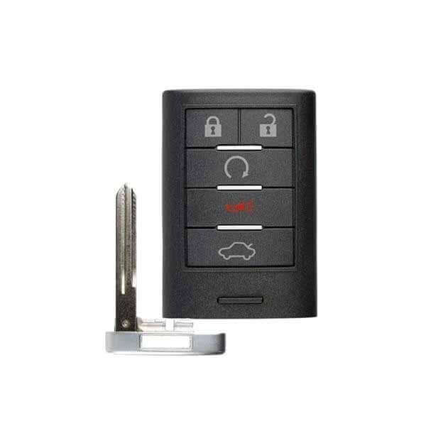 08-14 Cadillac: Car | 5-Button Smart Key | PN: 25943677 | FCC: M3N5WY7777A | SKU: RSK-GM-77A-5 | Aftermarket