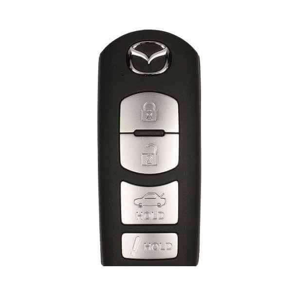 14-19 Mazda: Car | 4-Button Smart Key | PN: GJY9-67-5DY | FCC: WAZSKE13D02 | SKU: RSK-MAZ046 | OEM Refurb