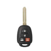 14-19 Toyota: Car, Truck | 4-Button Remote Head Key, H Chip (8A) | PN: 89070-06421 | FCC: HYQ12BDM | SKU: RHK-TOY-BDM-H-4 | Aftermarket